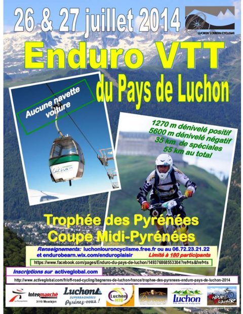 Enduro Pays de Luchon les 26 et 27 Juillet 2014